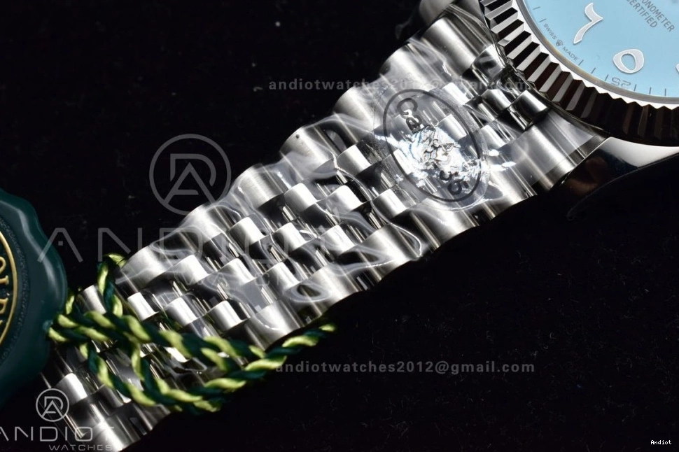DateJust DIWF 126334 Tiffany Edition Dial Bracelet 1:1 Steel Arabic 41 904L on Blue SA3235 Jubilee Best Marker 0416